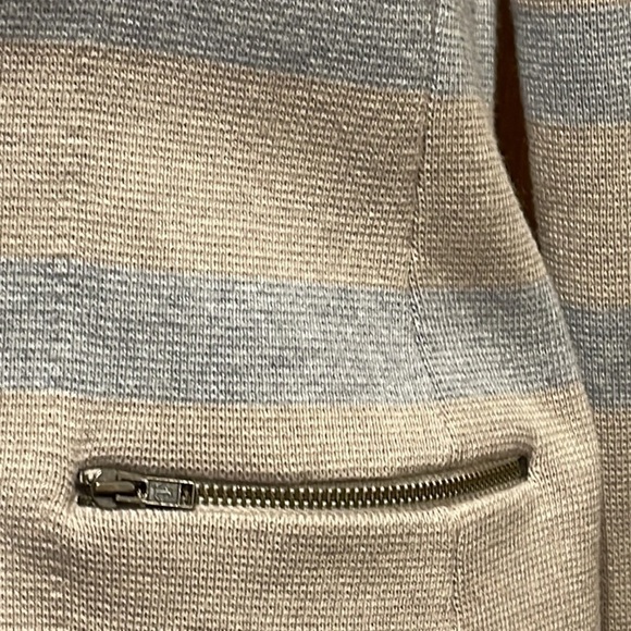 Talbots Striped Knit Sweater Blazer Jacket - EUC - Picture 2 of 8